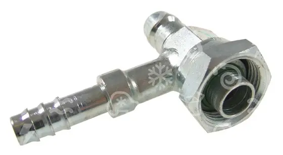 spojka 90o blok typ s pl. portem (R134a) pro hadice G8 (13/32